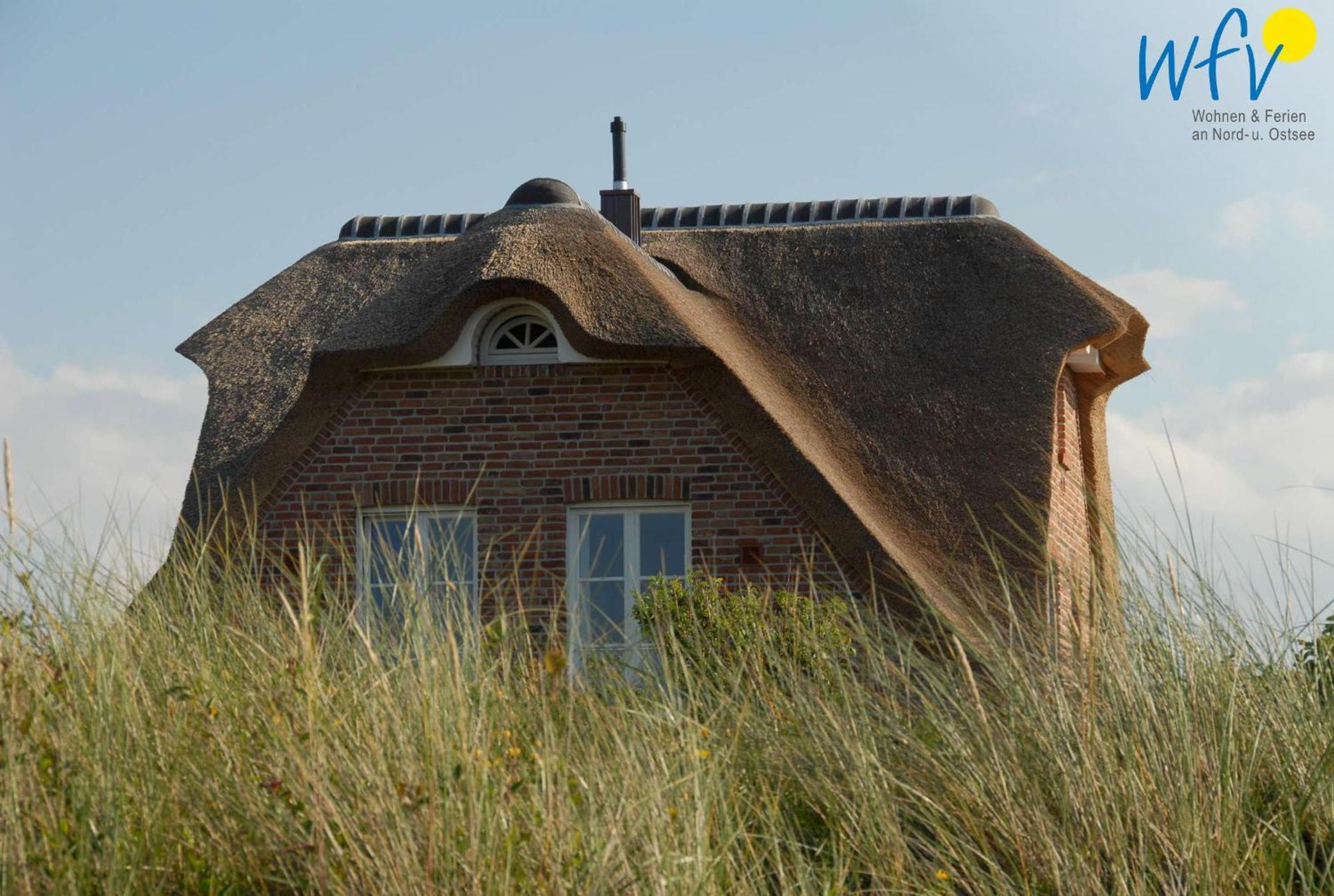 Landhaus Ostduene Ferienwohnung Duenenmulde Juist Buitenkant foto